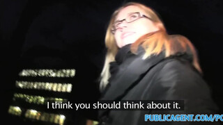 PublicAgent - szőke kollégista lány is engedi magát