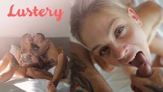 Szőke amatőr csábító kényeztetése közelről pov-ben