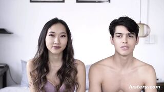 Gyönyörű francia páros szenvedélyes hármasban hódol az anális élvezeteknek