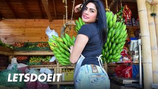 Devora Robles olajfényes vágykeltéssel mély gonzo élvezetre - forró latin milf