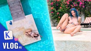 Csak az xl játékára van szüksége a medencénél élvezni - francia szőrös vlog