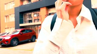 Utcán felfogott csajjal szexelek váratlanul!