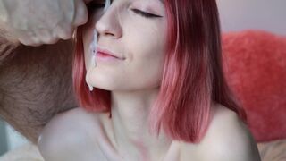 Shinaryen fiatal csaj imádja megülni a farkat és az arcába venni a forró spriccet