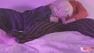 Mostoha fia mélyen megbassza a mostoha anya száját