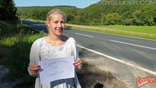 Figyelem! Átitatott a spermával az arcom, papa kis ribanc