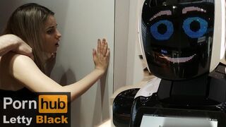 Plázai nyilvános fújás és mély kiömlés - Letty Black