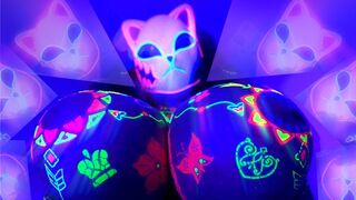 Lilykoti vad hentai mellkasdörzsölő kalandja neon csillagporos keblekkel