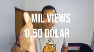 Vékony fiú rábeszéli a lányt, hogy pénzért kamerás szexet élvezzen vele