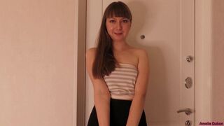 A szeretőm bugyi nélkül hagyta el a házam, miközben a puncija tele volt a szenvedélyes szex utáni nedves élvezettel