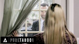 Pure Taboo Csábító Férfi Megtöri a Tiltott Vágyat a Reménytelen Kolléga Csábító Házastársával