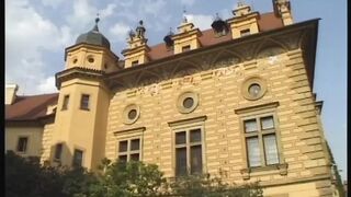 Hirtelen popsikalandok retro film óriási farokkal és mohó szopással